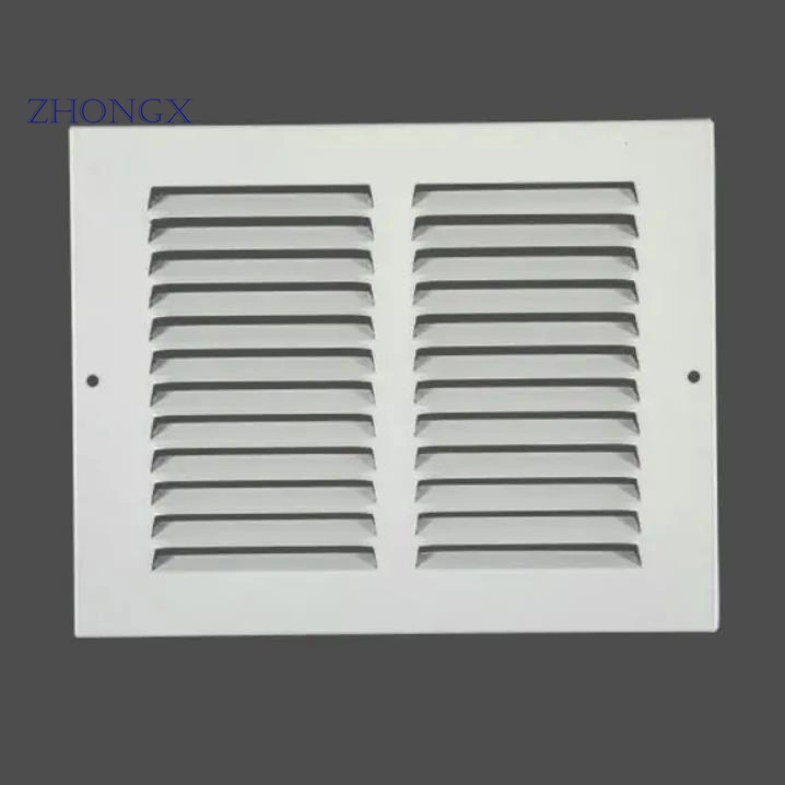 Two Way of White Metal Air Conditioning Vents