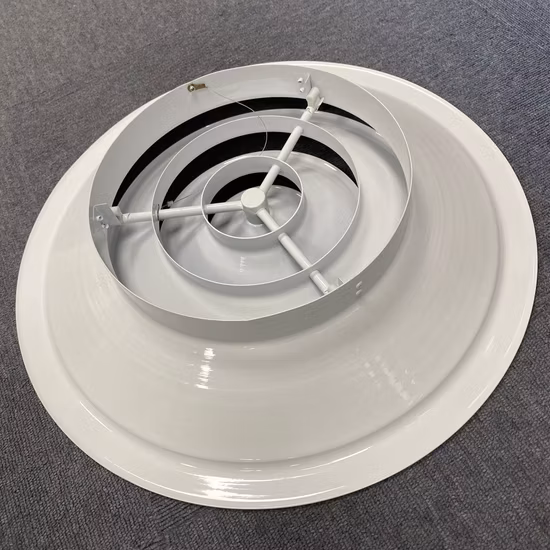 Diffuseur d'air rond de plafond d'évent de cercle en aluminium d'air d'échappement de systèmes de la CAHT