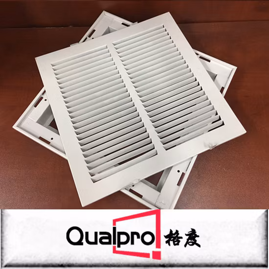 Grilles en aluminium blanc Eg-E avec filtre