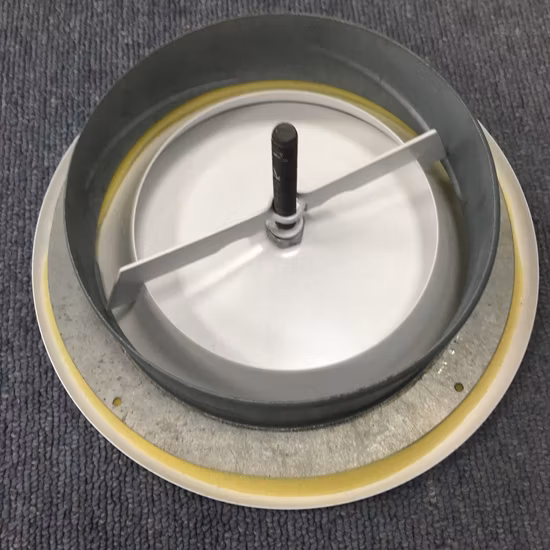 Évents ronds de valve de disque en métal d'air d'échappement de système de la CAHT