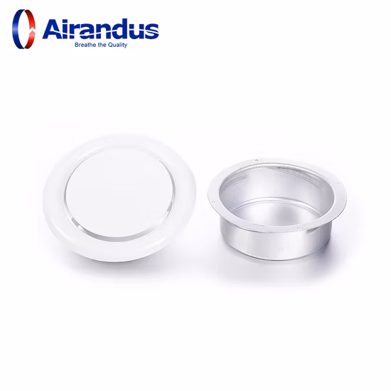 Diffuseur d'air d'échappement rond en métal de ventilation/ évent pour le système de la CAHT